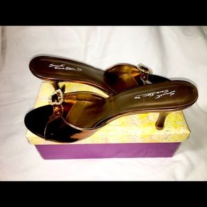 Women’s Bronze Sweet Seventeen Dress Heels 10